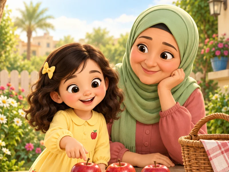 ليان والتفاحات الثلاث
